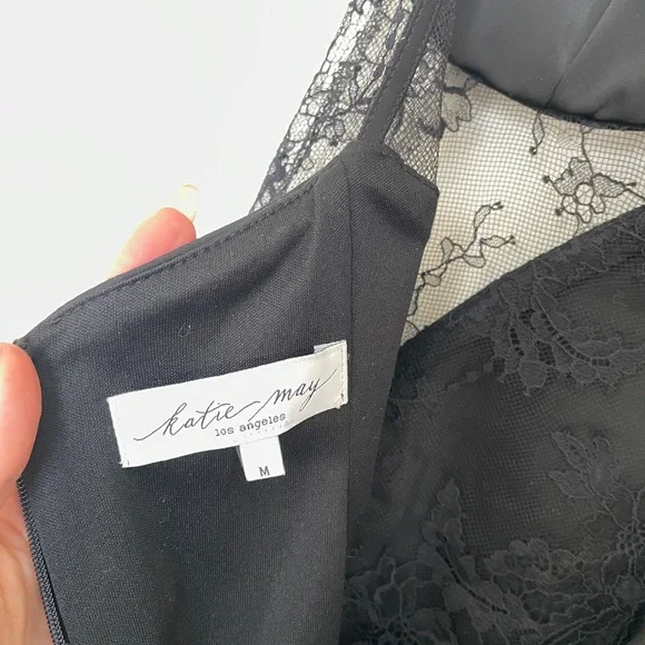 Katie May Black Lace Chemise - Picture 5 of 5